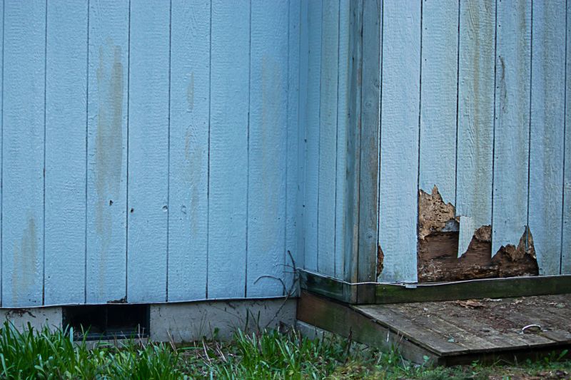 Repaired Wood Siding